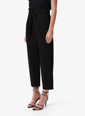 IRO ARRISON - Pantalón de lana recto Tristan en negro